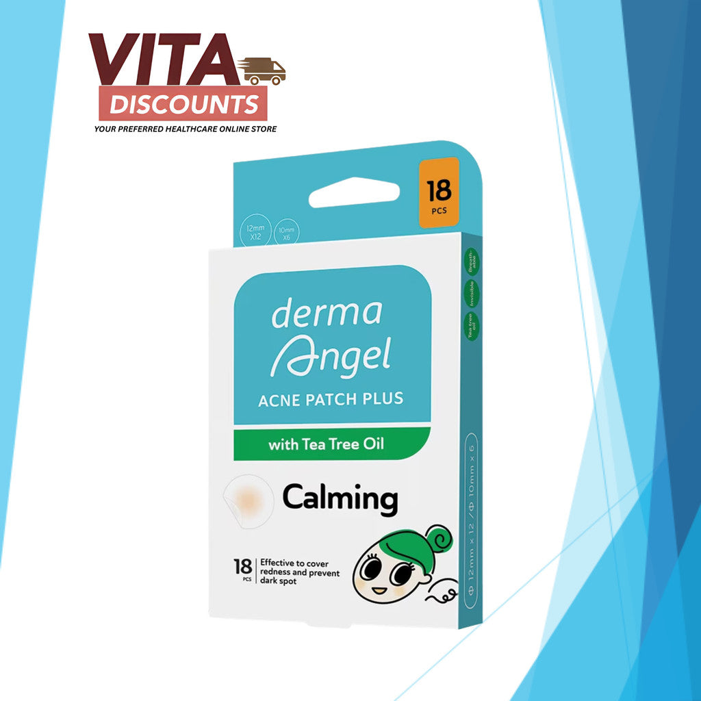 Derma Angel Acne Patch Plus With Tea Tree Oil Calming (18's) [Exp 03/2029]