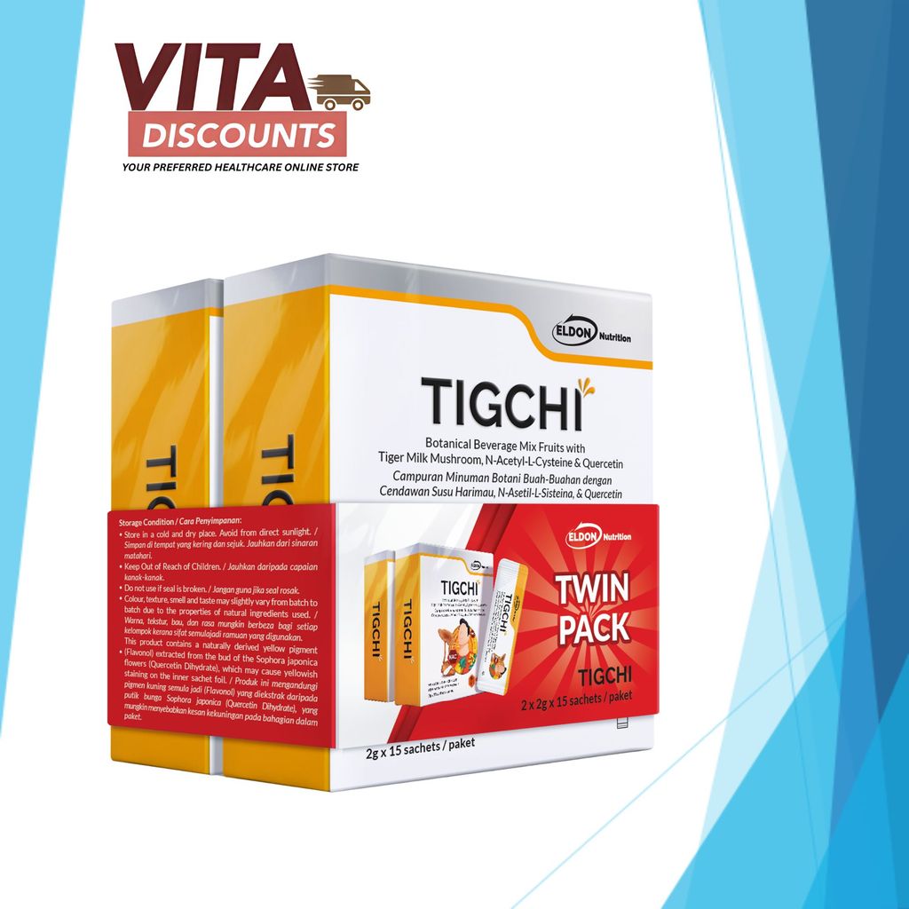 Eldon Nutrition Tigchi / Tigrex Powder (2g) (30's) [Exp 07/2027]  [Extra 2 Gift]