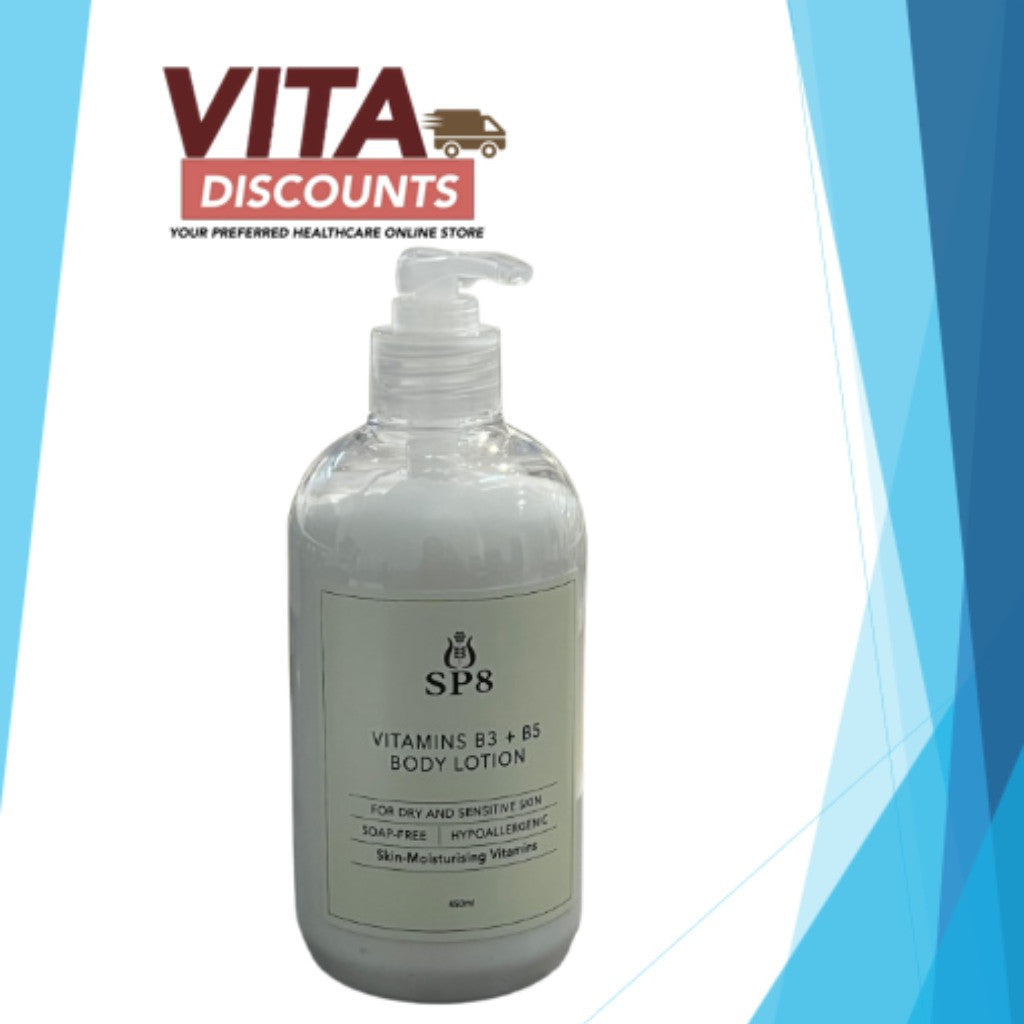 Sp8 Vitamins B3+B5 Body Lotion (450ml) [Exp 06/2027]  [Extra 1 Gift]