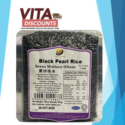 Lohas Premium Black Pearl Rice (500g) [Exp 04/2027]