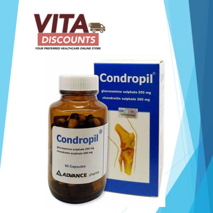 Condropil 250/200mg Caps (60's x 1/3 Pack) [Exp 04/2027]
