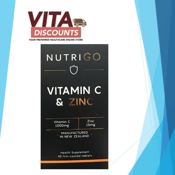 Nutrigo Vitamin C & Zinc Fctabs (90's) [Exp 05/2027]
