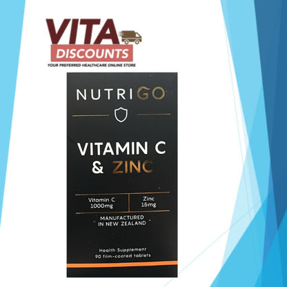 Nutrigo Vitamin C & Zinc Fctabs (90's) [Exp 05/2027]