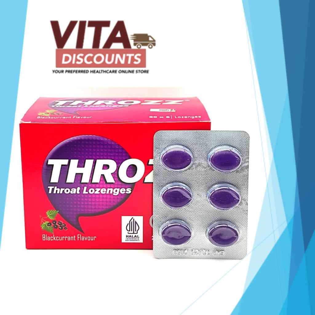 Throzz Throat Lozenges One Strip (6's)