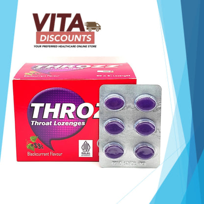 Throzz Throat Lozenges One Strip (6's)