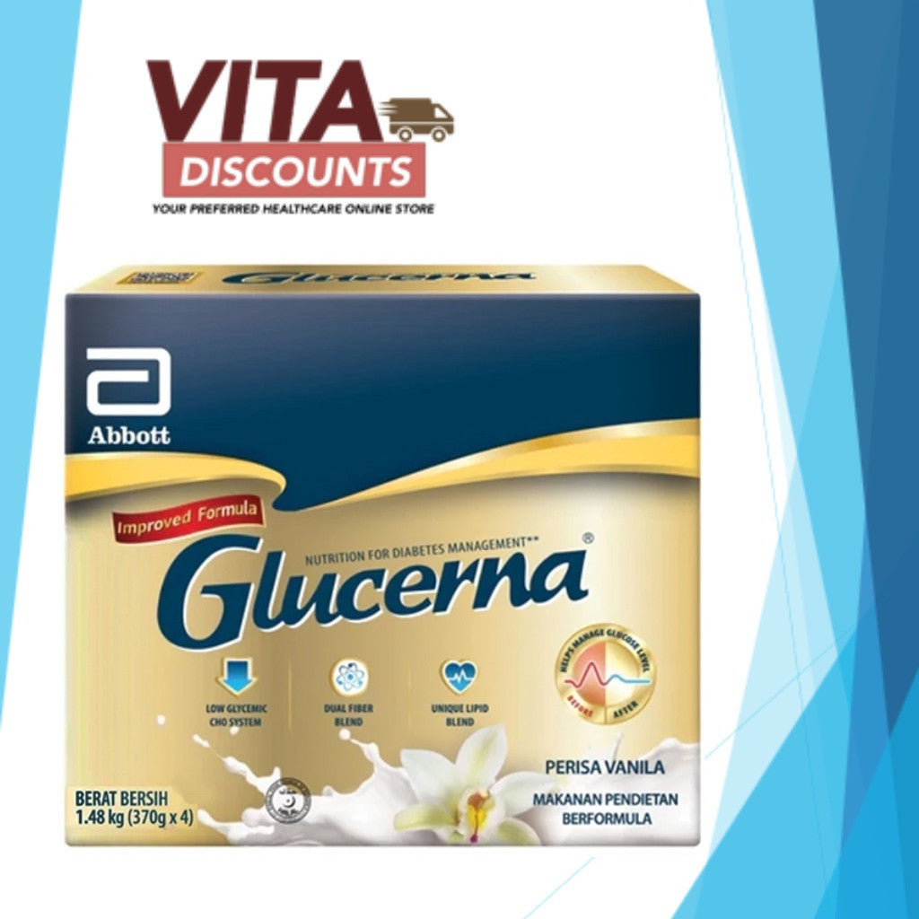 Glucerna Triple Care Powder - Vanilla/Wheat (1.48kg) [Exp 02/2028]