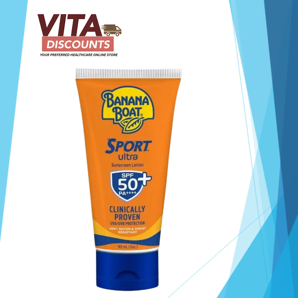 Banana Boat Sport Ultra Sunscreen Lotion Spf50+ Plus Version (90ml) [Exp 07/2028]