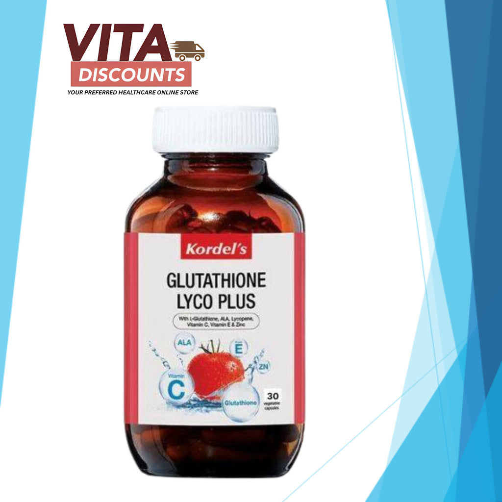 Kordel's Glutathione Lyco Plus Vcaps Small Pack (30's)