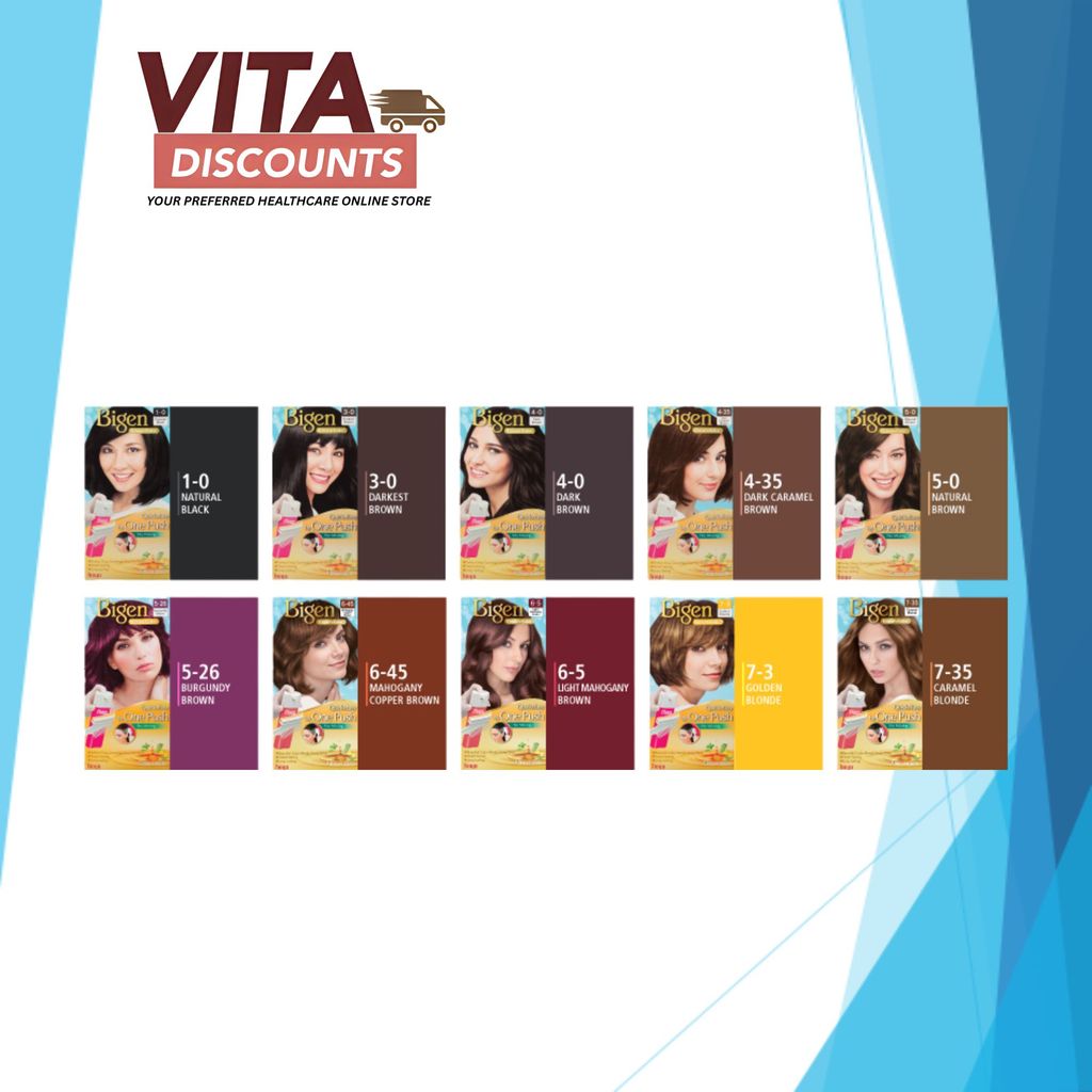 Bigen Cream Color Ranges
