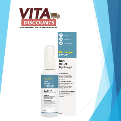 Dermacyn Ezyma Itch Relief Hydrogel (45g) [Exp 06/2027]