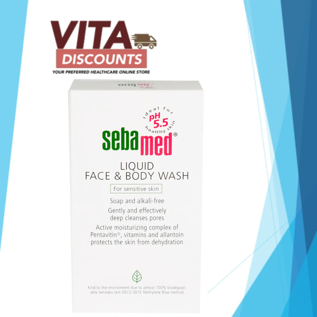 Sebamed Liquid Face & Body Wash Big Bottle (500ml)