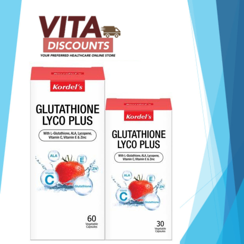 Kordel's Glutathione Lyco Plus Vcaps (60 + 30's)
