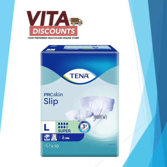 Tena Slip Super Adult Diapers Size L (10's)