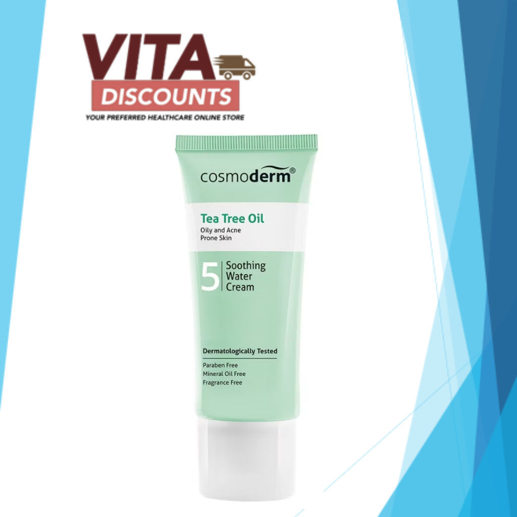 Cosmoderm Tea Tree Oil Soothing Water Cream (50ml) [Exp 06/2028]