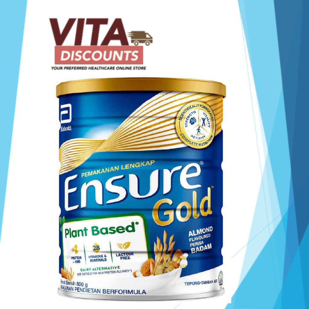 Ensure Gold Complete Nutrition Powder Plant Based Almond (800g) [Exp 06/2027]