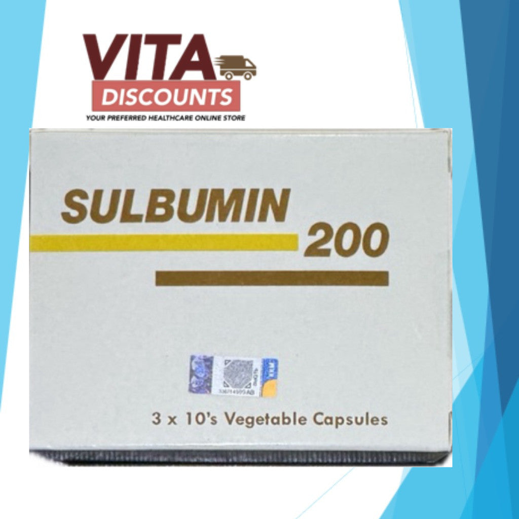 Sulbumin 200mg Vcaps (30's)
