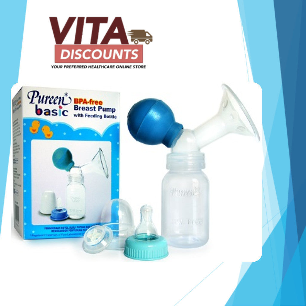 Pureen Breast Pump+Feeding Bottle