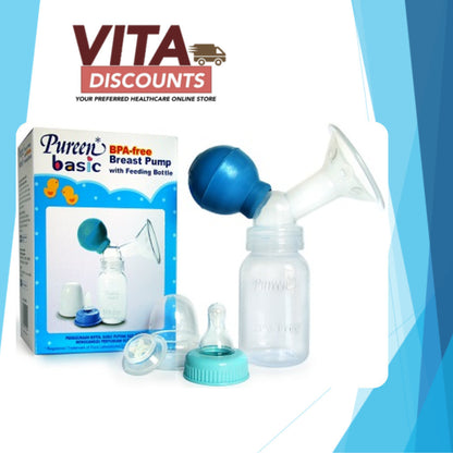 Pureen Breast Pump+Feeding Bottle