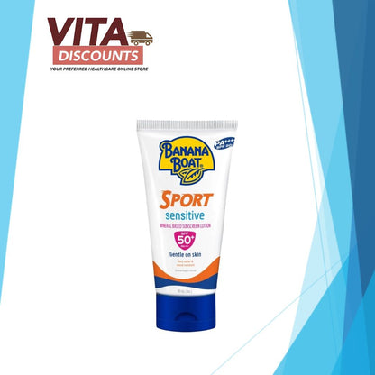 Banana Boat Sport Sensitive Sunscreen Lotion Spf50 (90ml) [Exp 06/2027]