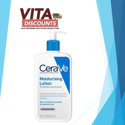 Cerave Moisturizing Lotion (236ml/473ml) [Exp 12/2027]