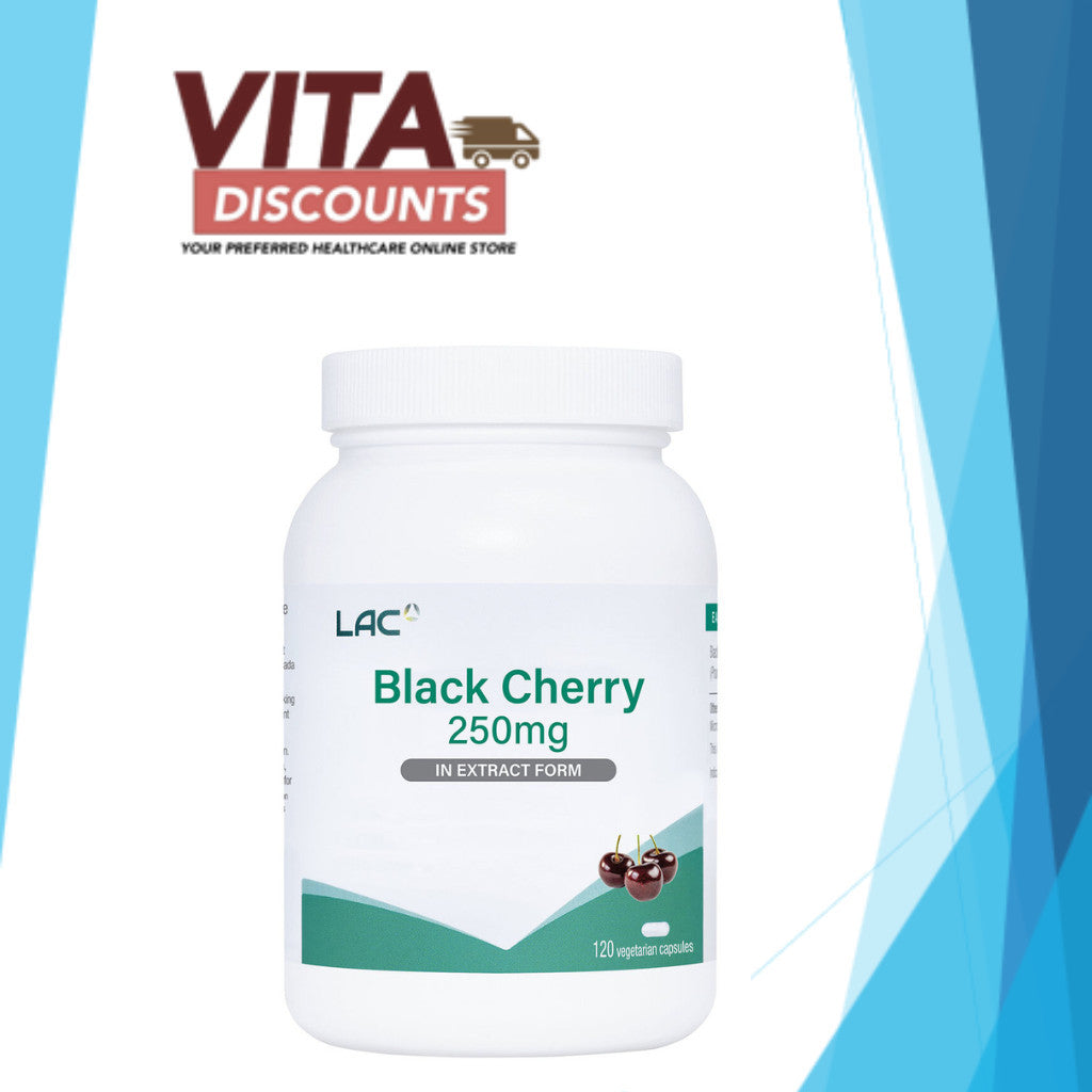 Lac Black Cherry 250mg Vcaps (120's) [Exp 02/2027]