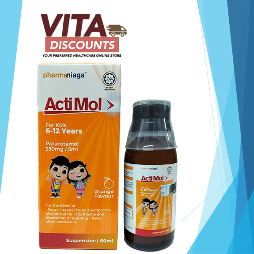 Actimol 250mg/5ml Suspension (60ml)
