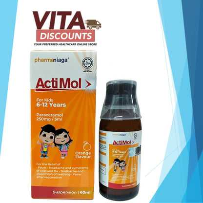Actimol 250mg/5ml Suspension (60ml)
