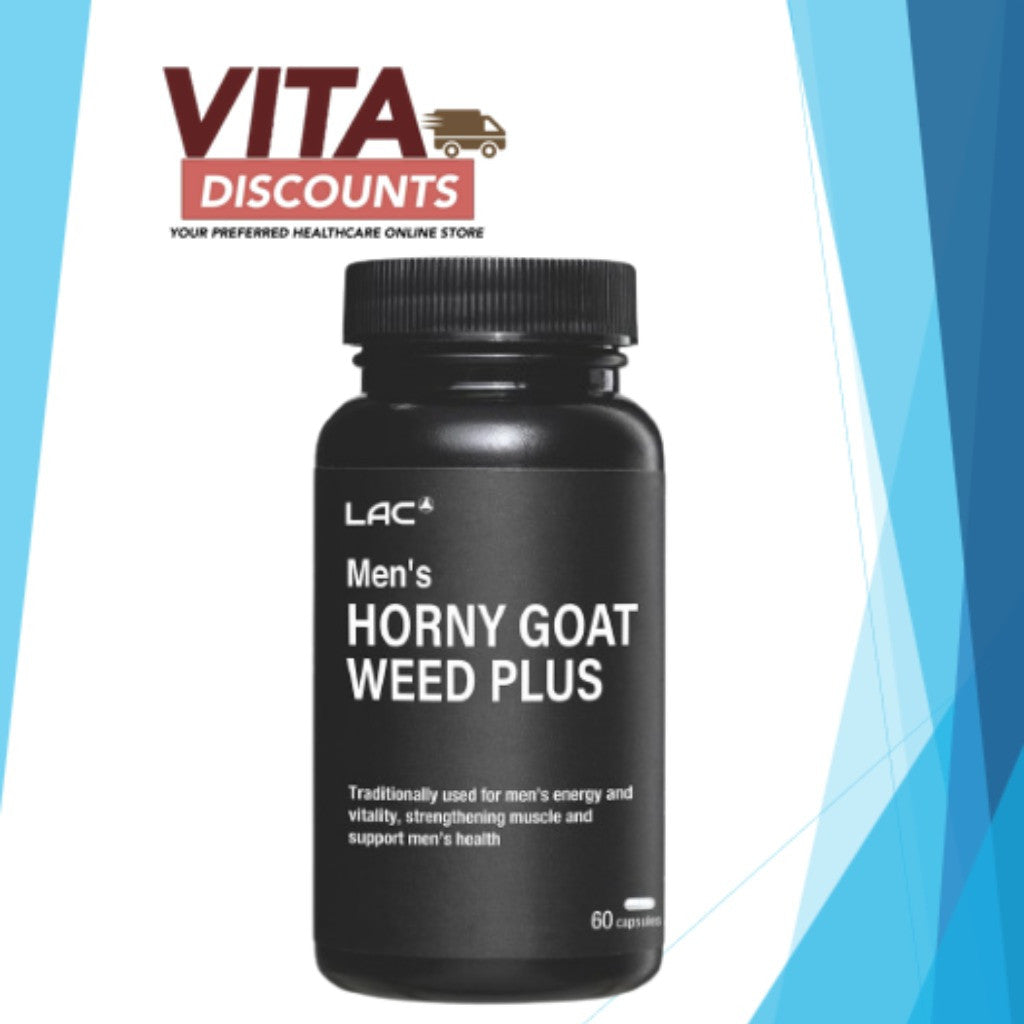 Lac Men's Horny Goat Weed Plus Caps (60's) [Exp 02/2027]