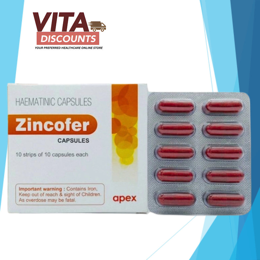 Zincofer Caps (100's) [Exp 03/2027]