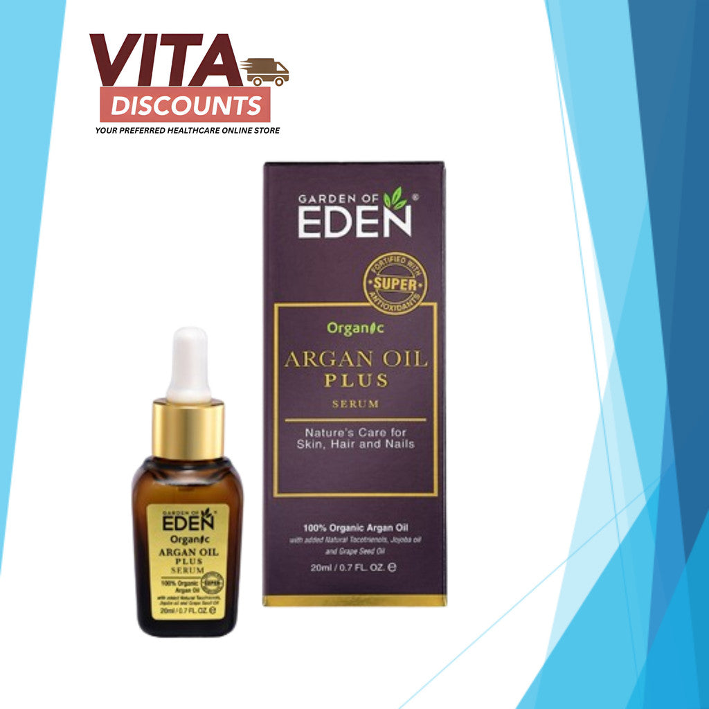 Garden Of Eden Organic Argan Oil Plus Serum (20ml) [Exp 01/2028]