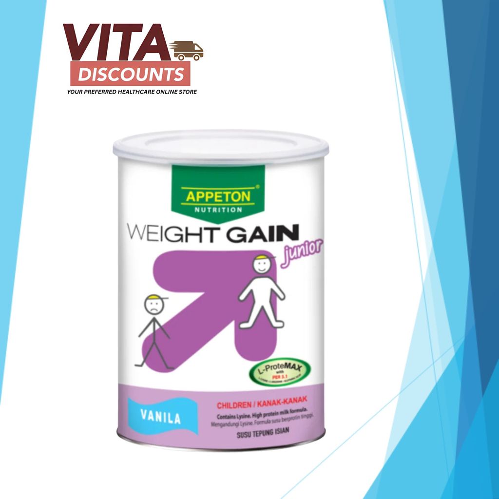 Appeton Weight Gain Junior Powder Vanilla (450g) [Exp 03/2027]