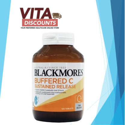Blackmores Buffered C Tabs Big Bottle (120's x 1/2 Pack) [Exp 04/2027]