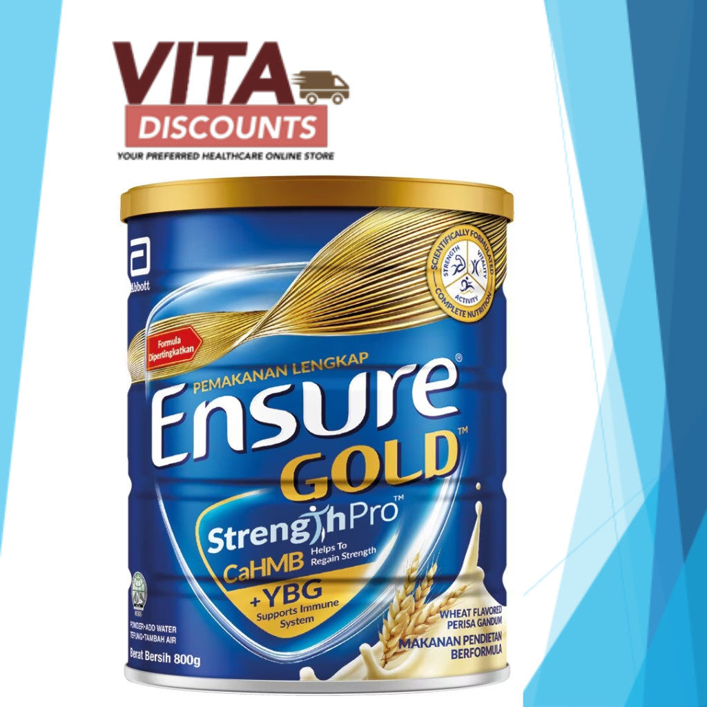 Ensure Gold Complete Nutrition Powder Wheat (800g) [Exp 03/2027]