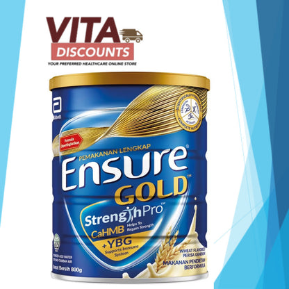 Ensure Gold Complete Nutrition Powder Wheat (800g) [Exp 03/2027]
