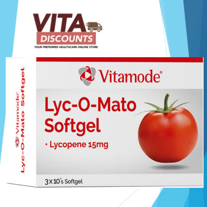 Vitamode Lyc-O-Mato 15mg Sgels (30's)