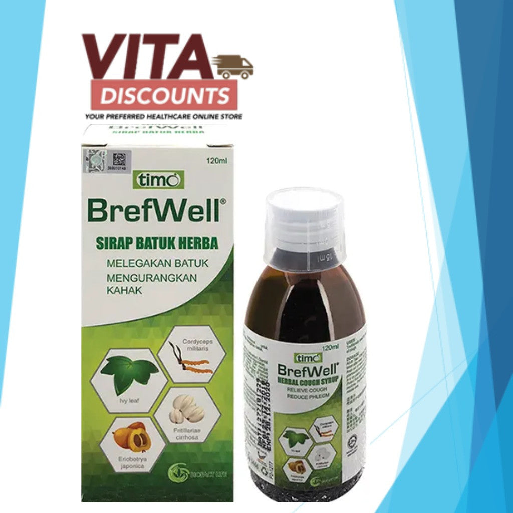 Timo Brefwell Herbal Cough Syrup (120ml) [Exp 02/2028]