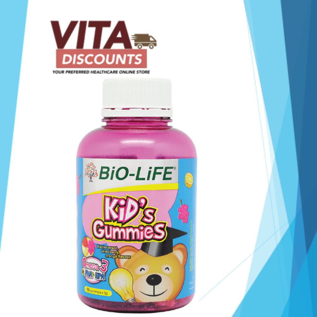 Bio-Life Kid's Gummies Omega 3 + Dha & Epa (3g x 30's/60's)