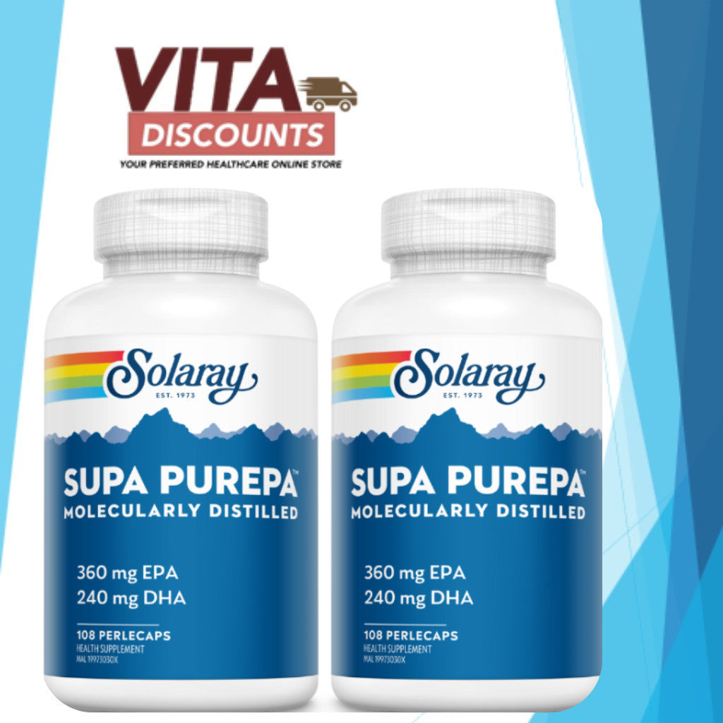 Solaray Supa Purepa Caps (108's x 2 Pack)