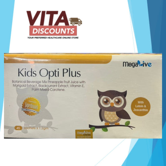 Megalive Kids Opti Plus Powder (1.2g) (45's) Pack-Of-2 [Exp 03/2027]
