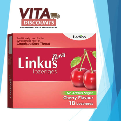Herbion Nova Linkus No Sugar Lozenges Honey Lemon / Cherry / Orange (18's) [Exp 11/2026]