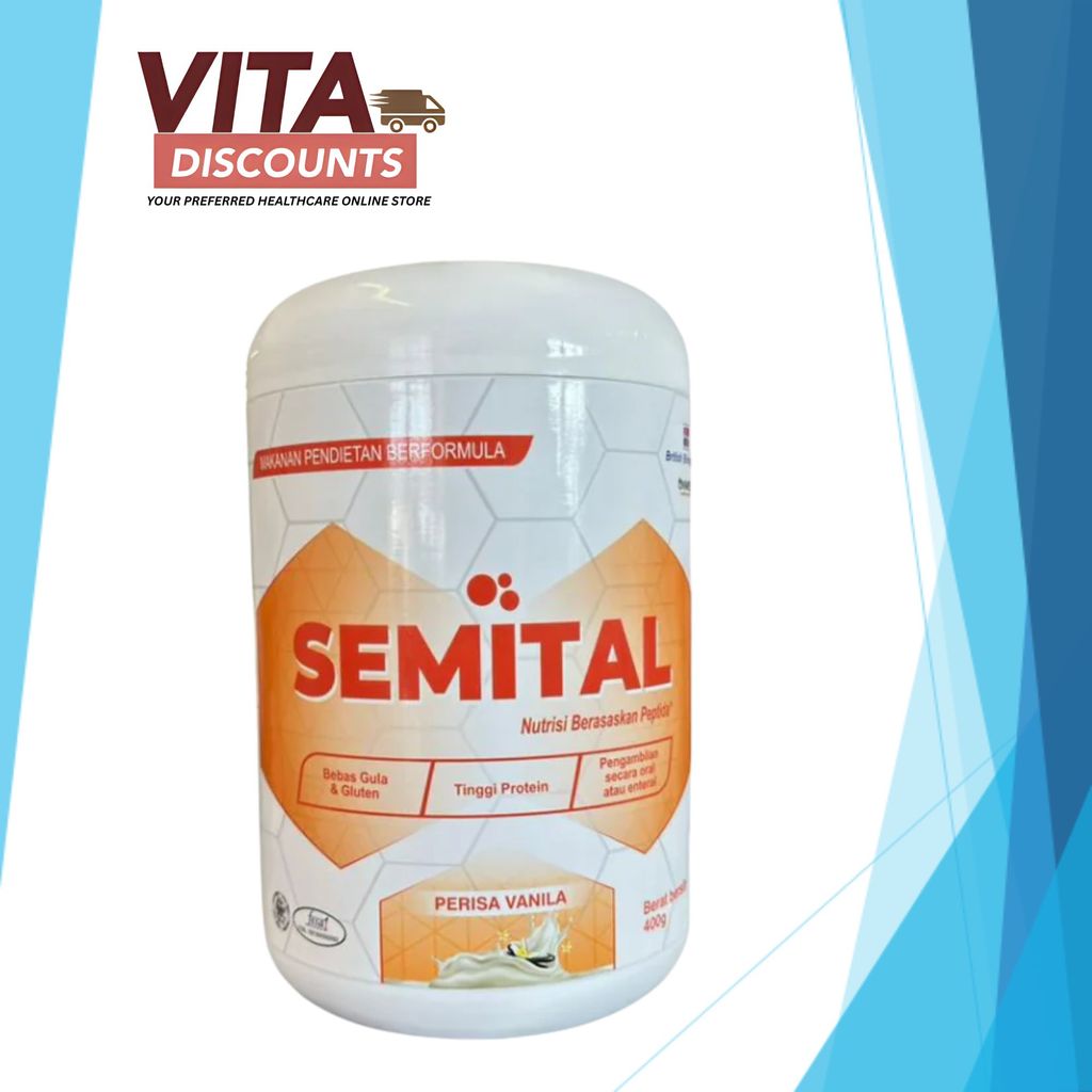 Criticare Semital Powder Vanilla (400g) [Exp 03/2027]