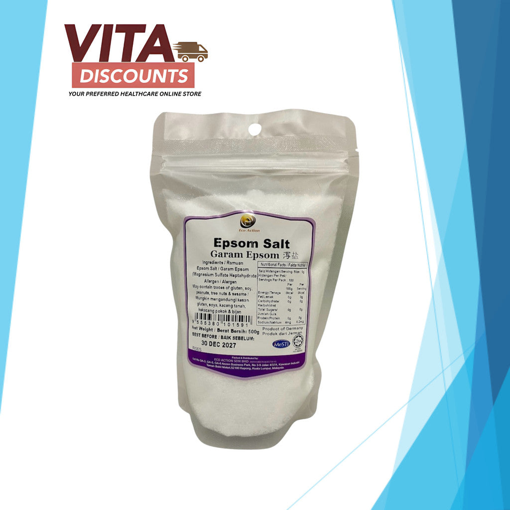 Eco Action/Lohas Epsom Salt (500g) [Exp 12/2027]