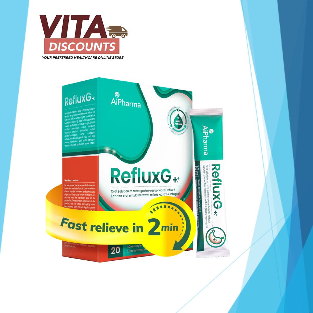 Aipharma Refluxg+ Sacs One Box (10ml x 20's) [Exp 05/2027]