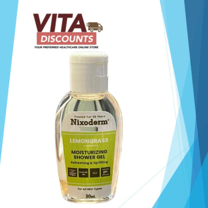 Nixoderm Moisturizing Shower Gel Lemongrass (30ml)