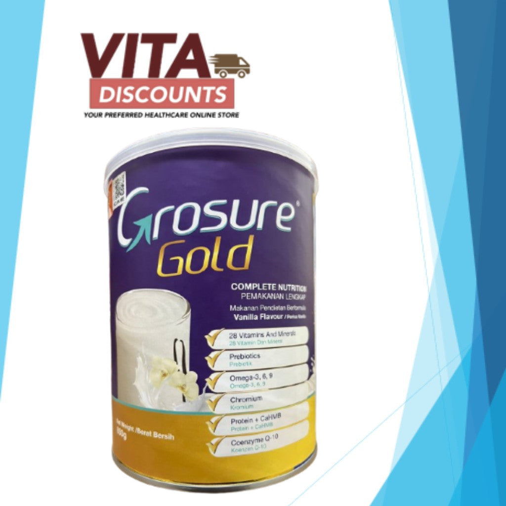 Equalive Grosure Gold Powder Vanilla (850g) [Exp 08/2027]  [Extra 2 Gift]