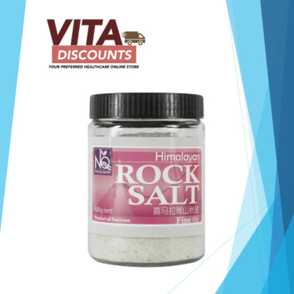 Nature Quest Himalayan Rock Salt Fine (400g) [Exp 05/2027]
