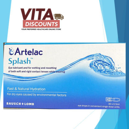 Artelac Splash Eye Lubricant/Eye Drops (0.5ml x 30's) [Exp 04/2027]