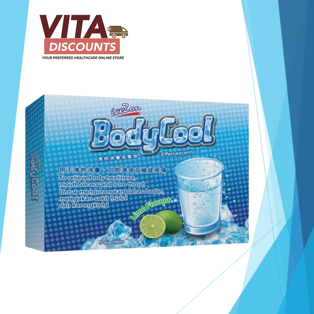 Icezon Bodycool Effervescent Lime Flavour (5's) [Exp 05/2027]