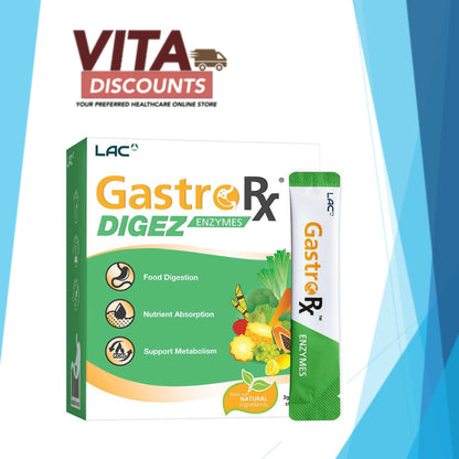 Lac Gastrorx Digez Enzymes Powder (3g x 60's) [Exp 07/2027]