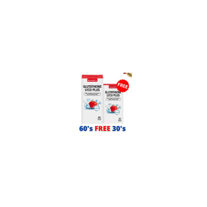 Kordel's Glutathione Lyco Plus Vcaps (60 + 30's)